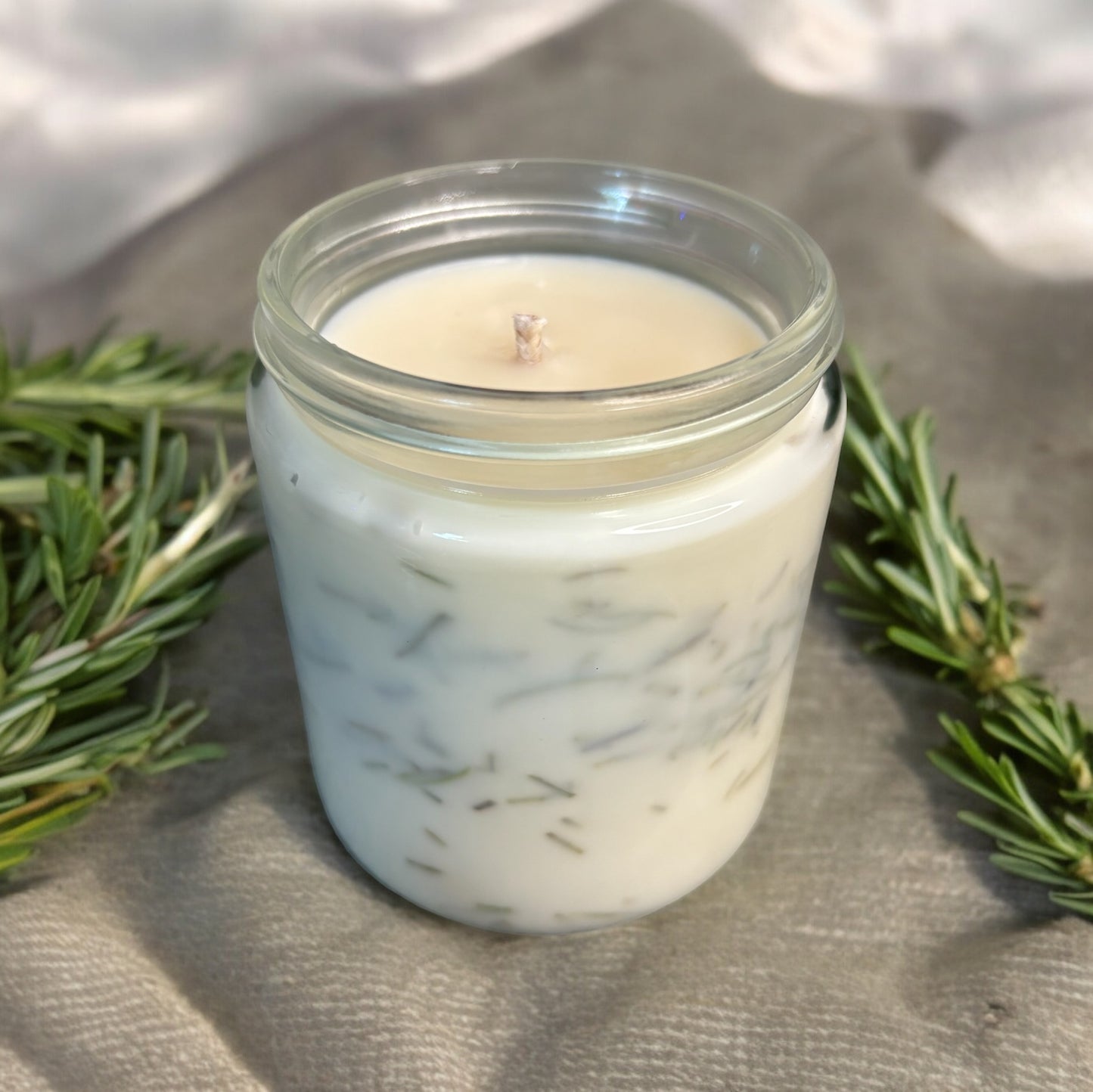 Rosemary Intention 8 oz candle - MADE TO ORDER