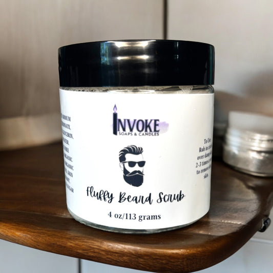 4 oz Fluffy Beard Scrub