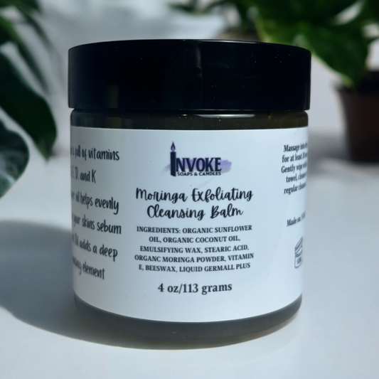 Moringa Exfoliating Cleansing Balm