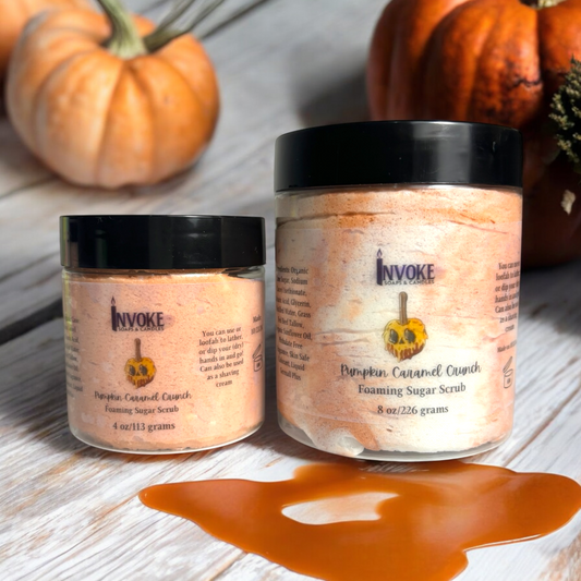 Pumpkin Caramel Crunch Foaming Sugar Scrub